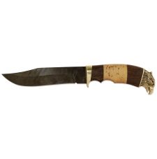Нож нескладной дамасская сталь СПРУТ (2257)д