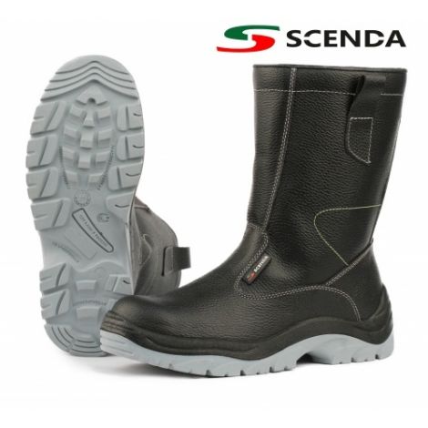 Сапоги кожаные НЕОН