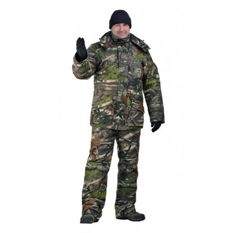 Костюм мужской "Nordwig Buran" зимний кмф т.Алова "Тёмный лес"