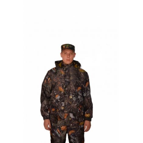 Костюм мужской "Филин" демисезонный КМФ тк.Полофлис "Серебряный дуб"