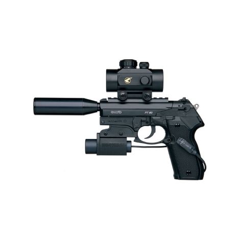 Пневматический пистолет Gamo PT-80 Tactical 4,5 мм