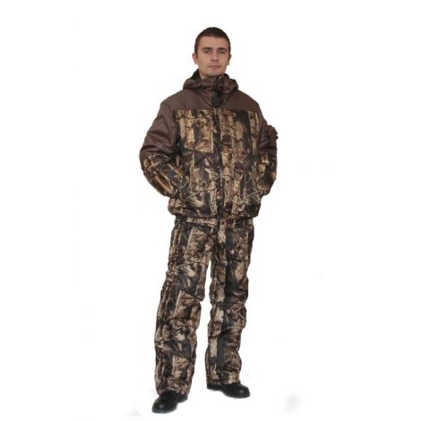 Костюм мужской "Вихрь" зимний кмф "Ясень"с наклад, Оксфорд, подкладка флис 180г