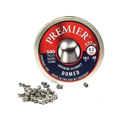 Пули пневматические Crosman Premier Domed 4,5 мм 10,5 гран (500 шт.)