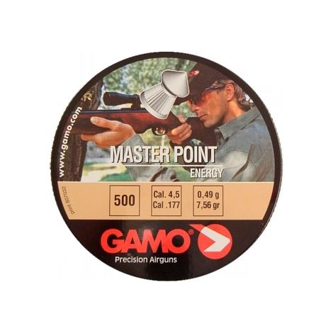 Пули пневматические GAMO Master point 4,5 мм 0,49 грамма (500 шт.)