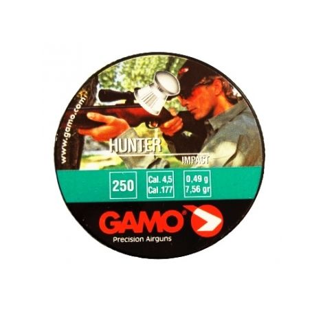 Пули пневматические GAMO Hunter 4,5 мм 0,49 грамма (250 шт.)