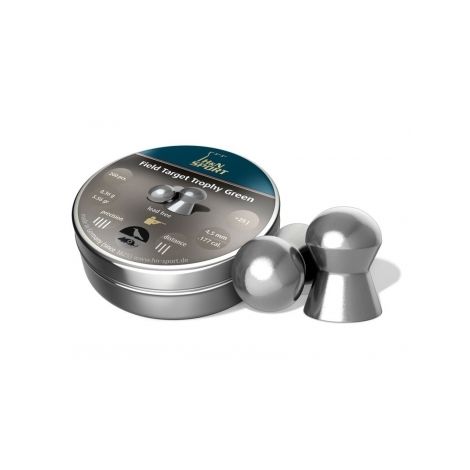 Пули пневматические H&N Field Target Trophy Green 4,5 мм 0,36 грамма (300 шт.)