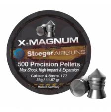 Пули пневматические Н&N Stoeger X-Magnum 4,5 мм 0.75 г/11.57 гр (500 шт.)