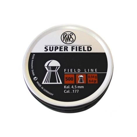 Пули пневматические RWS Superfield 4,5 мм 0,54 грамма (500 шт.)