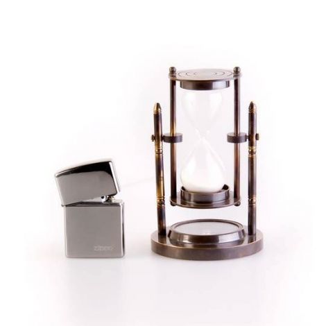 Часы песочные подвесные с компасом