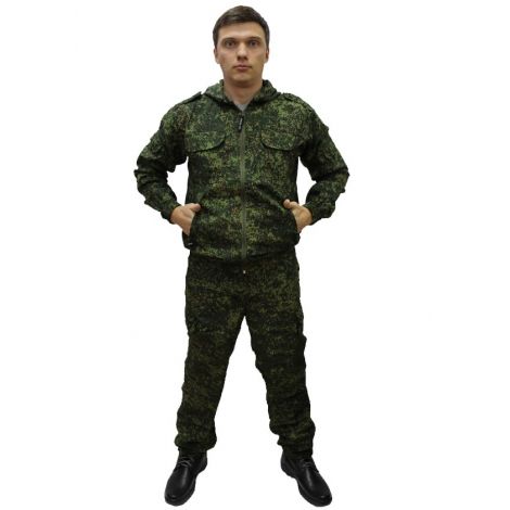 Костюм «Спецназ» (ткань рип-стоп, цвет т.зеленая цифра) 7.62