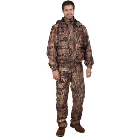 Костюм мужской "Тростник" демисезонный, тк.Алова мембрана, подклад сетка, цв. кмф "тростник" "Sobol"