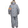Костюм мужской "Аккем" зимний,мех. капюшон, тк. 83% пэ,17% нейлон, цв, кмф серый (камни). "Sobol"