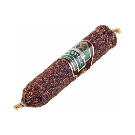 Колбаса сырокопченая из мяса лося