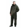 Флисовый костюм "Панда" тёмный хаки с накладками, 350 г/кв.м