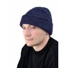 Шапка трикотажная т-синяя, двойная вязка, 6 класс