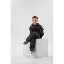 Костюм «Спецназ» детский (ткань: смесовая рип-стоп, цвет: черный мультикам) Маугли