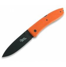 Нож LionSteel серии Big Opera G10 лезвие 90 мм черное, рукоять - G10 оранжевая