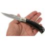 Нож LionSteel серии Classic лезвие 85 мм, рукоять - рог черный