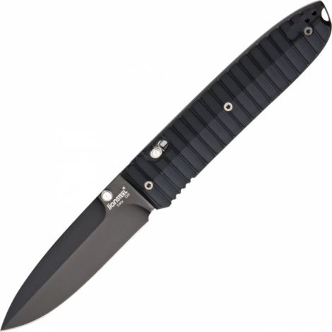 Нож LionSteel серии Daghetta лезвие 80 мм черное, рукоять - углеволокно и G10, чёрная Нож LionSteel серии Daghetta лезвие 80 мм черное, рукоять - углеволокно и G10, чёрная