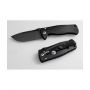 Нож LionSteel серии SR ALUMINUM лезвие 78 мм чёрное, рукоять - анодированный алюминий, цвет чёрный