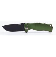 Нож LionSteel серии SR-1 Aluminium лезвие 94 мм черное, рукоять - зеленая