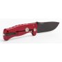 Нож LionSteel серии SR-1 Aluminium лезвие 94 мм черное, рукоять - красная