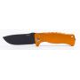 Нож LionSteel серии SR-1 Aluminium лезвие 94 мм черное, рукоять - оранжевая