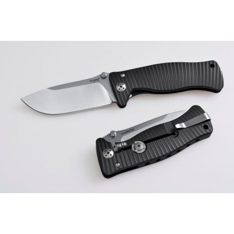 Нож LionSteel серии SR-1 Aluminium лезвие 94 мм, рукоять - черная