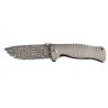 Нож LionSteel серии SR-1 Damascus лезвие 94 мм, дамаск, рукоять - титан