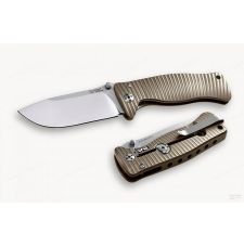 Нож LionSteel серии SR-1 лезвие 94 мм, рукоять - титан, цвет бронзовый