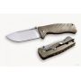 Нож LionSteel серии SR-1 лезвие 94 мм, рукоять - титан, цвет бронзовый