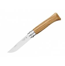 Нож Opinel серии Tradition Luxury №08, клинок 8,5см., нерж. сталь, зеркальная полировка, рукоять - олива, чехол+футляр