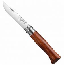 Нож Opinel серии Tradition Luxury №08, клинок 8,5см., нержавеющая сталь, зеркальная полировка, рукоять - бубинга
