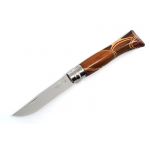 Нож Opinel серии Tradition Luxury №06 Chaperon, клинок 7см., нерж.сталь, зерк.полировка, африканское дерево