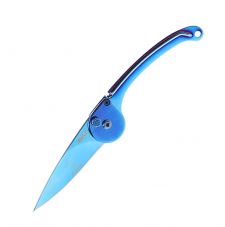 Нож Tekut "Pecker C" серии Fashion, лезвие 65 общ.160, нерж. сталь, цвет - синий