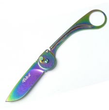 Нож Tekut "Sku-skinner", лезвие 70 общ. 180, рук - стальная, цвет - спектр