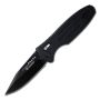 Нож Sanrenmu Ganzo серии Tactical, лезвие 83 мм чёрное, рукоять чёрная G10
