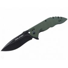 Нож Sanrenmu RealSteel, лезвие 82 мм, рукоять зелёная