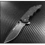 Нож Sanrenmu RealSteel, лезвие 82 мм, рукоять чёрная