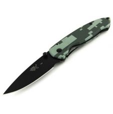 Нож Sanrenmu серии EDC, лезвие 68 мм чёрное, рукоять зелёная