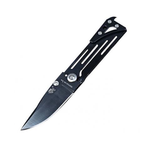 Нож Sanrenmu серии EDC лезвие 65мм., рукоять - металл, цвет - черный