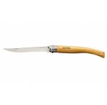 Нож Opinel серии Slim №12, филейный, клинок 12см., нержавеющая сталь, зеркальная полировка, рукоять - олива