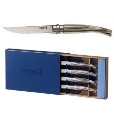 Набор ножей Opinel серии Table Chic №10 - 4шт., клинок 10см., нерж. сталь, зеркальная полировка, рукоять - береза