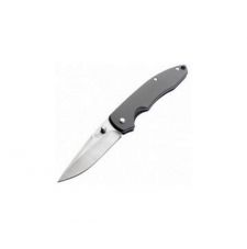 Нож Sanrenmu серии EDC лезвие 70 мм, рукоять металл, цвет - серый