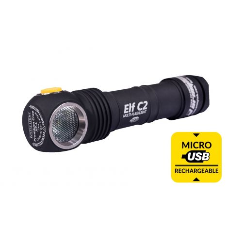 Фонарь Armytek Elf C2 Micro-USB XP-L (белый свет) + 18650 Li-Ion