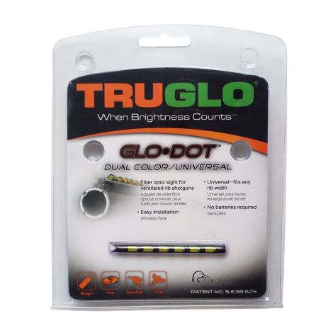 мушка Truglo TG90D GLO-DOT двуцветная - зеленая/красная универсальная