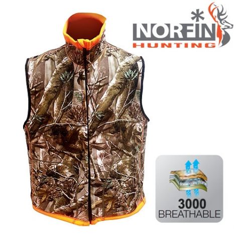 Жилет Norfin (Норфин) Hunting REVERSABLE VEST PASSION/ORANGE