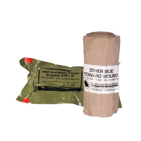 Стерильный бинт Emergency Trauma Dressing ETD - 6 IN North American Rescue