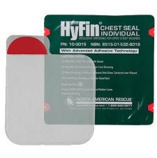 Прозрачный клейкий пластырь (6Х6 дюймов) Hyfin Chest Seal North American Rescue