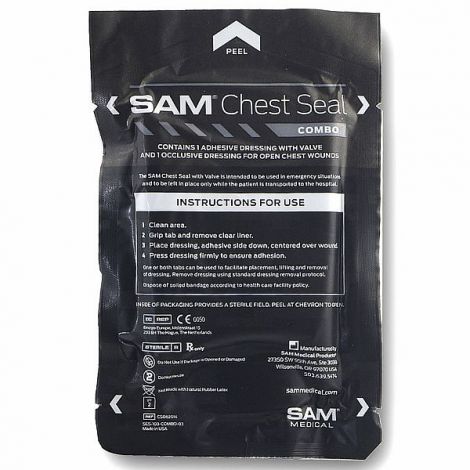 Комплект пластырей Sam Chest Seal